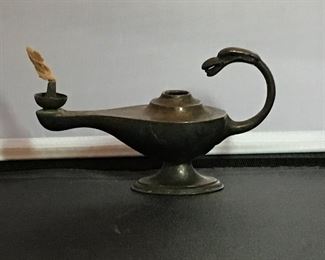 Brass Oil Lamp
