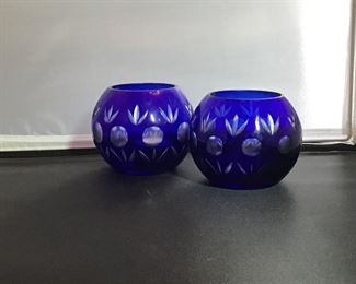 Cobalt Blue Vases (2)