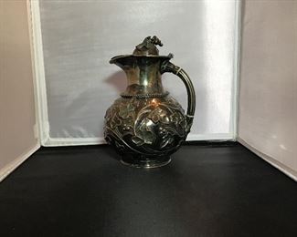English Silver Plate Pitcher