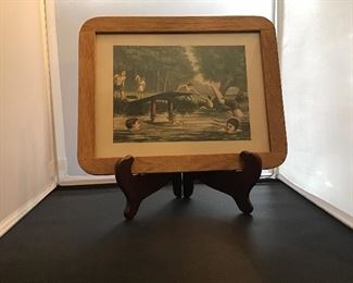 Currier & Ives Print