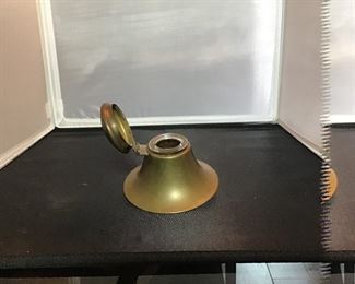 Brass Inkwell
