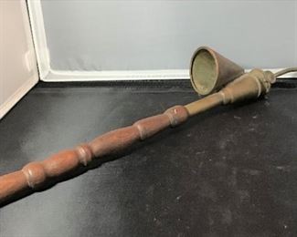 Altar Candle Snuffer with Hand Carved Handle