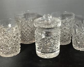Crystal Waterford Jam Jar