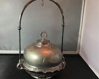 Silver Plate Butter Keeper