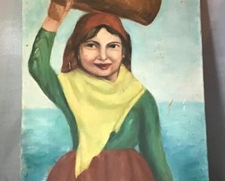 Oil on Canvas unsigned
