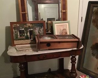 Marble Top Console