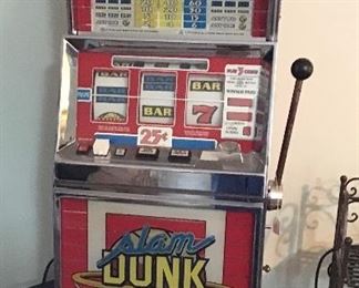 1984 Slam Dunk Bally Slot Machine 35 yrs old. (Legal to sell or own if 20 years old or older)