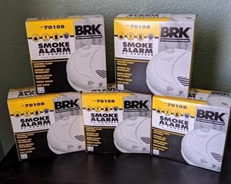 	Five BRK Smoke Alarms