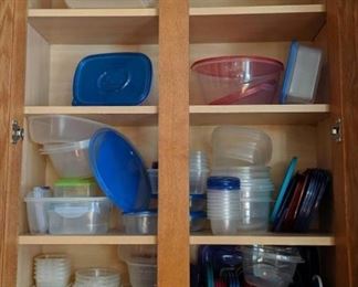 	Humongous Lot of Plastic Food Storage Containers