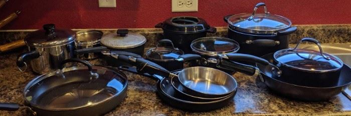 	T-Fal and Revere Ware and More Pots and Pans