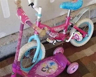 	Princess Bike and Scooter