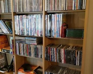 CD's, DVD's, Cassettes, and VHS Tapes