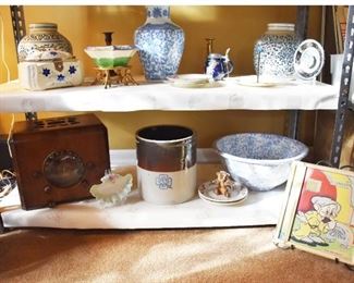 Asian Pottery, Biscuit Jar, Shell Dish, Crock, China Plates, Radio, Disney Art