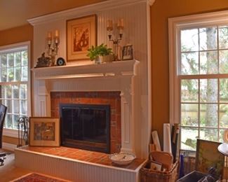 Overview Family Room Fireplace, 