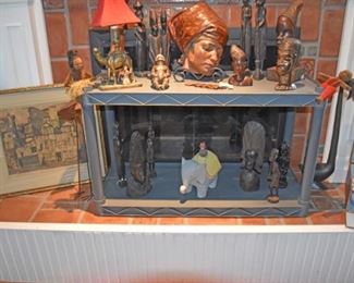 Pottery Head, African Art, African Carvings, Elephant, Tea Set, Dolls