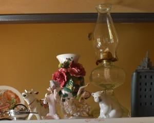 Vase, Tea Pot, Collector Place, Cow, Poodle, Oil Lamp, Lladro Bear, Bank, Floral Light