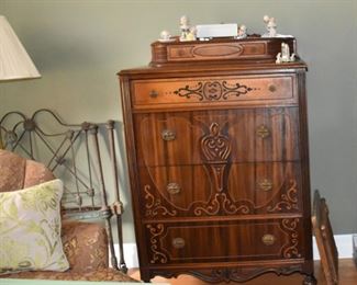 Vintage Chest, Wall Newspaper Rack