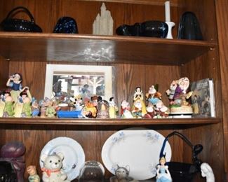 Glassware, Disney Figurines, Music Boxes