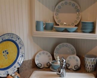 Retro Vintage Dishes, Mikasa Cera Stone, Pitcher