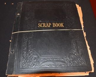 Travel Scrapbook with Historical Pictures, Postcards