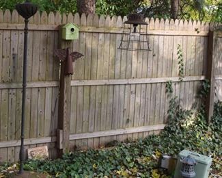 Bird House, Angel, Plaque, Yard Art