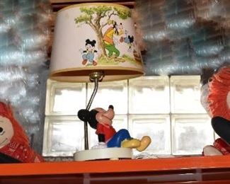 Raggerty Ann & Andy and Mickey Lamp