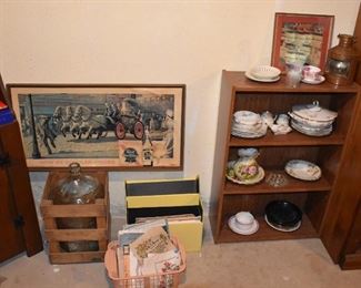 Beer Sign, Large Glass Jug, Paper Items, China, Bookcase, Lantern