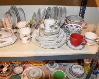 China Dish Set, Cups and Saucers, Tea Cups
