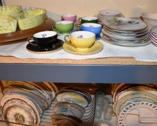 Lazy Susan, C S Vintage China Dishes, Decorator Items, Glasses