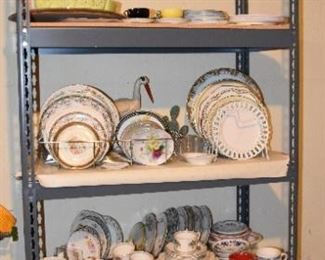 Lazy Susan, Tea Cups, Dishes, Lusterware, Vintage China,