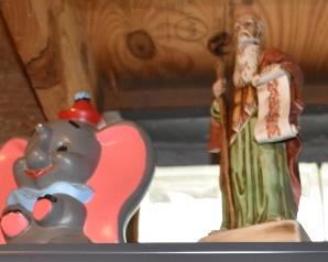 Vintage Banks and Figure