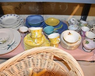 Vintage Cups and Saucers Plates