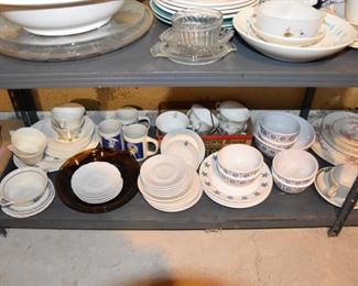 Vintage Cups, Restuarant Ware, China Cups, China, BC Bowl