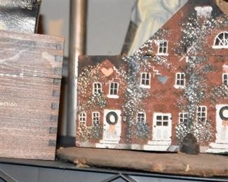 Garage House and Wood Box