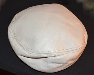 Leather Hat by Yves Sant Laurent