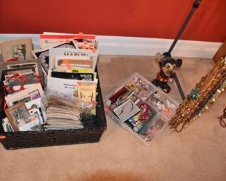 Postcards, Paper Fans, Cardboard Fans, Antique Photographs and More