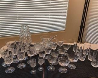 Assorted Crystal Glassware