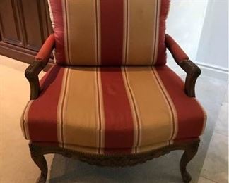 Custom Pinstripe Chair I