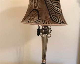 Decorative Lamp with Brass Coloured Finish