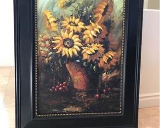 Sunflowers in Vase Painting