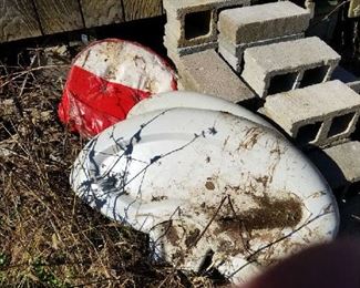New replacement parts that come with tractor