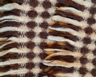 vintage Scottish wool scarf