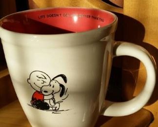 Charlie Brown and Snoopy mug