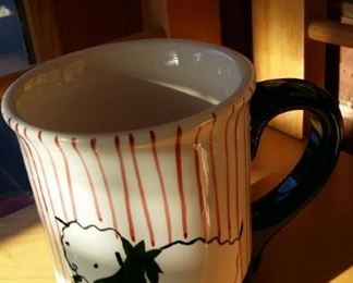 Eddie Bauer Christmas lamb mug