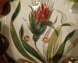 Italian hand painted dish