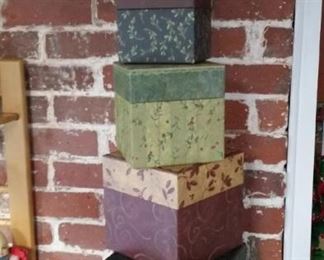 Christmas stacking boxes
