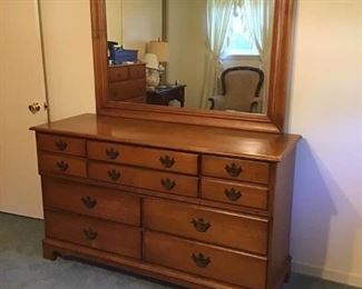 Mahogany Dresser with Mirror