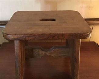 Vintage Wood Stool