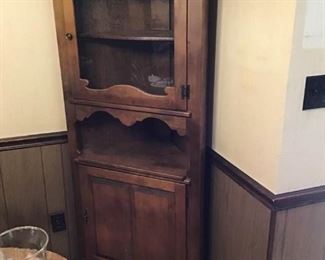 Vintage Corner Cabinet