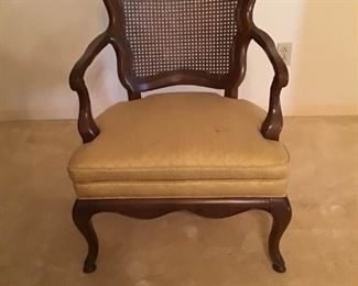 Vintage Gold Arm Chair